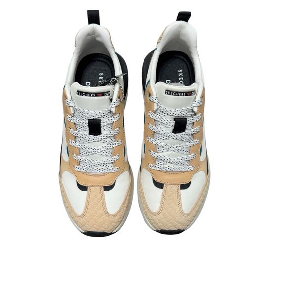 NIB! Diane Von Furstenberg x Skechers Suede Lace-Up Sneakers - Size 8 - Picture 8 of 12